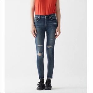 Agolde Sophie High Rise Skinny Jeans in Sabotage